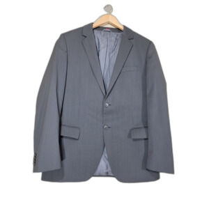 Hugo Boss 2-Button Grey Sport Coat Suit Jacket Blazer - 42R